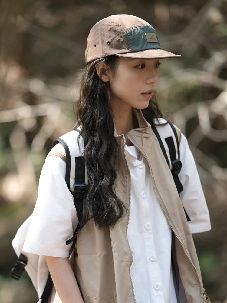 Baseball cap for both men and women quick drying sun hat spring summer Korean style small soft Brim Peaked 241009