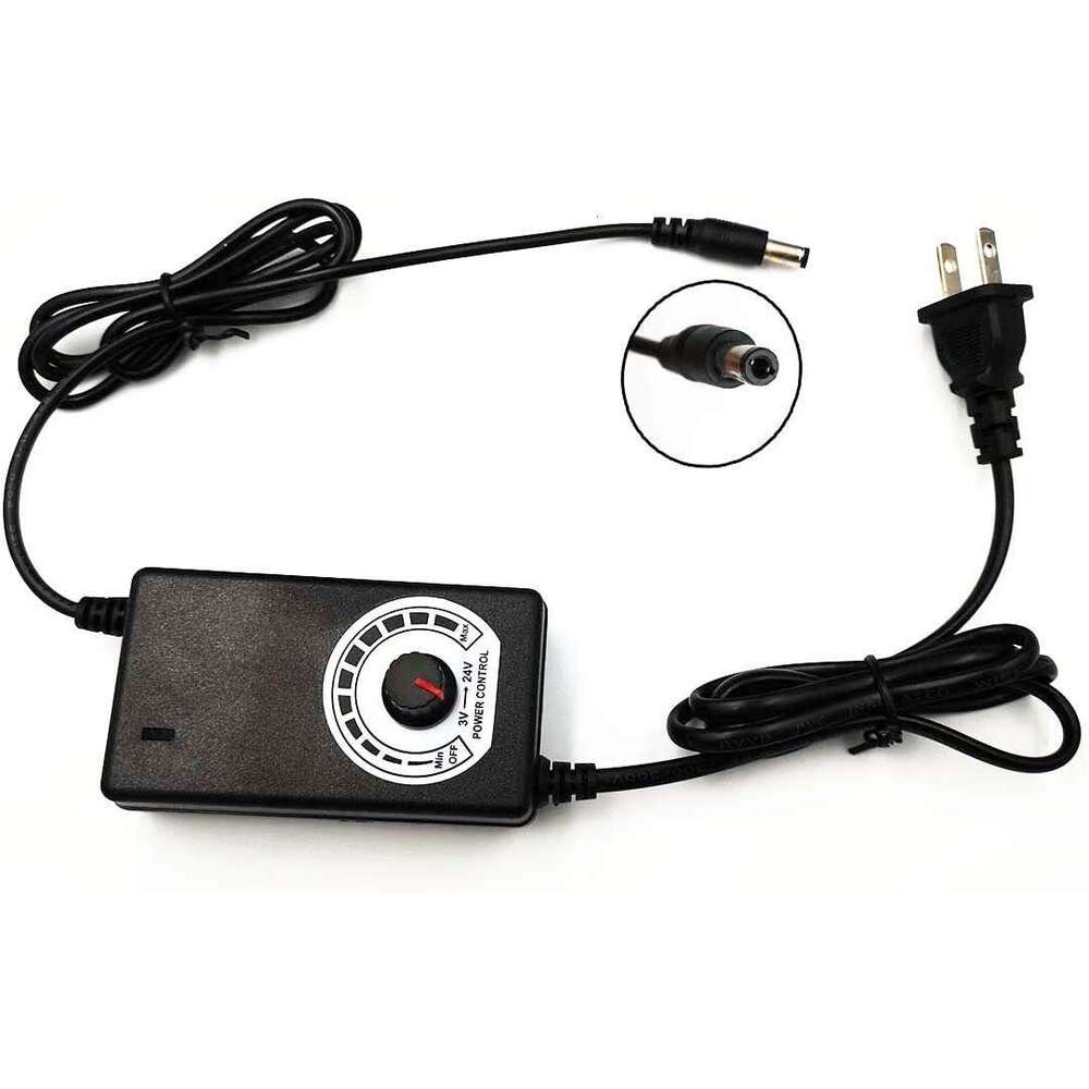 Sex Machine Power Supply Adjustable AC/DC Adapter 100-240V to 3-24V 100-1000mA 50-60hz Voltage Display US EU UK Plug