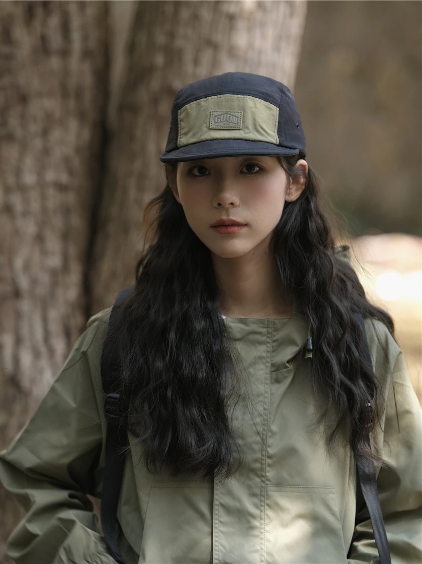 Baseball cap for both men and women quick drying sun hat spring summer Korean style small soft Brim Peaked 241009