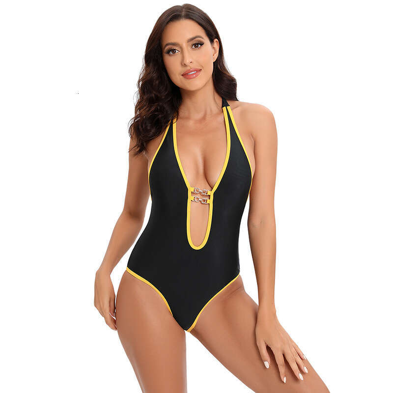Tight Fitting New For Women, Conservative And Sexy Solid Color Covered Belly Bikini Swimsuit