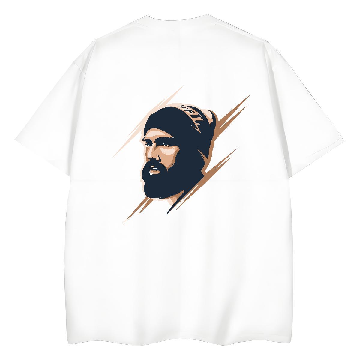 Fashion New T-Shirts 230g 100% Cotton Breathable Short Sleeve Street Wear portrait Womens Tshirts Loose Custom Print Oversized Tops Shirt