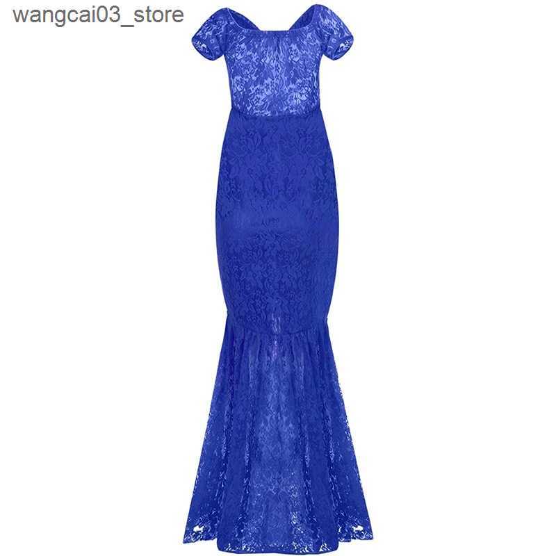 Maternity Dresses 2023 Mermaid Maternity Dresses Photography Props Sexy Lace Maxi Gown For Photo Shoots Women Pregnancy Dress Clothes L240910