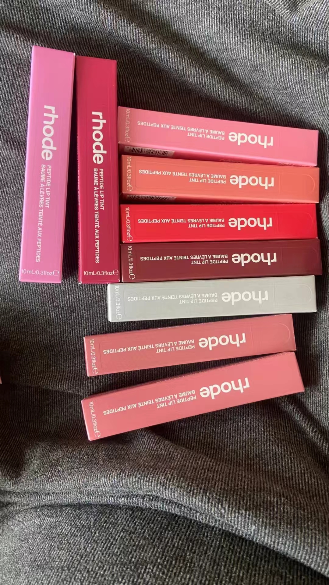 Make up Lip Gloss rhode Moisturizing liquid lipstick lip gloss beauty Cosmetics 16 colors Toast Espresso Raspberry jelly Ribbon Lipbalm 10ml