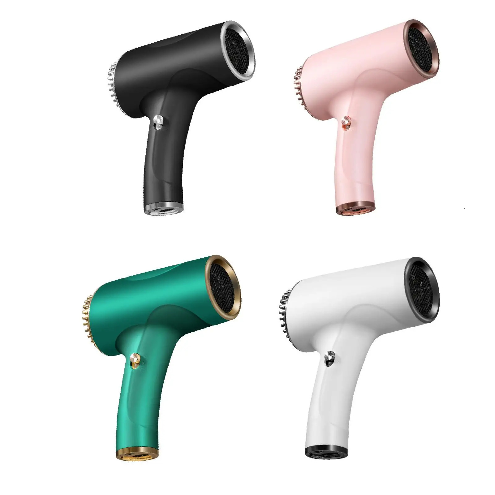 Portable Hair Dryer Blow Dryer Elegant Lightweight Low Noise Fast Drying Hair Care Dryer Hairdryer for el Dorm 241009