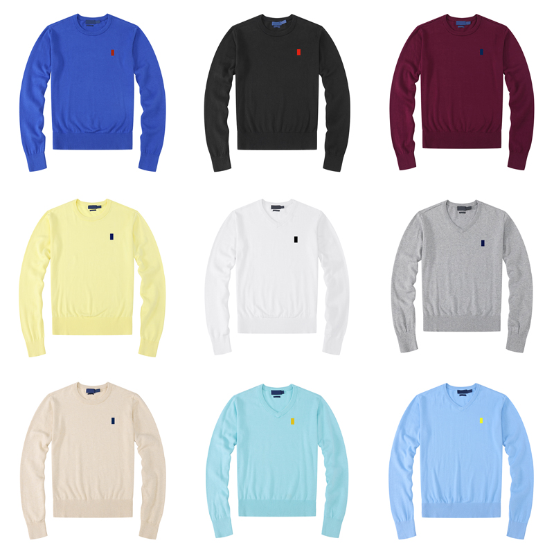 designer sweater Elegant Men's Wool-Blend Designer Sweater for a Sophisticated Long-sleeved crew neck sweater V-neck sweater Size S-XXL