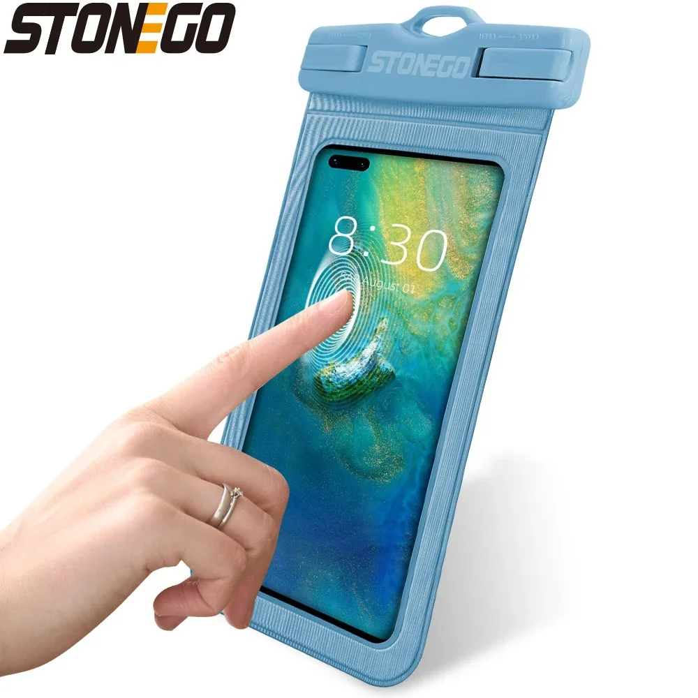 STONEGO Universal Mobile Phone Waterproof Bag Mobile Phone Case for Swimming Diving Outdoor Mobile Phone Waterproof Pouch