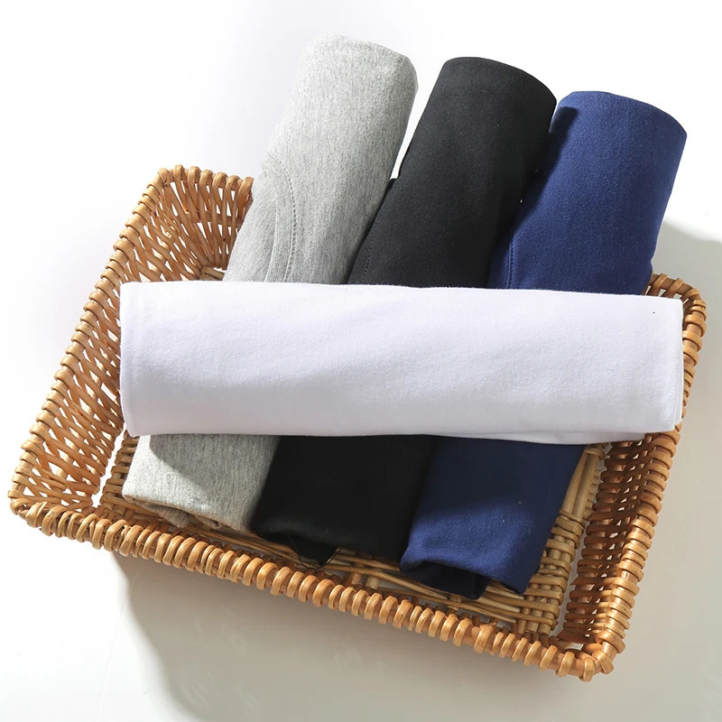 Long Sleeve T-Shirts Men Women 100% Cotton Summer Short Tees Solid Basic Soft Male Female Tshirt Slim Fit Plain Tee Shirt Autumn 241011