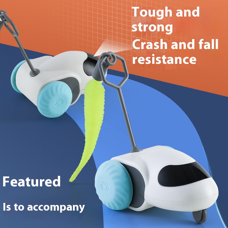 Intelligent Self-Playing Runaway Car for Indoor Feline Entertainment