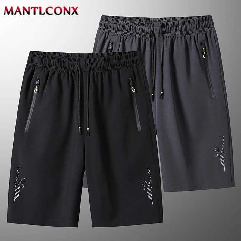 Summer mens sports shorts cool sportswear running shorts casual bottom gym fitness training jogging shorts mens black gray W241010