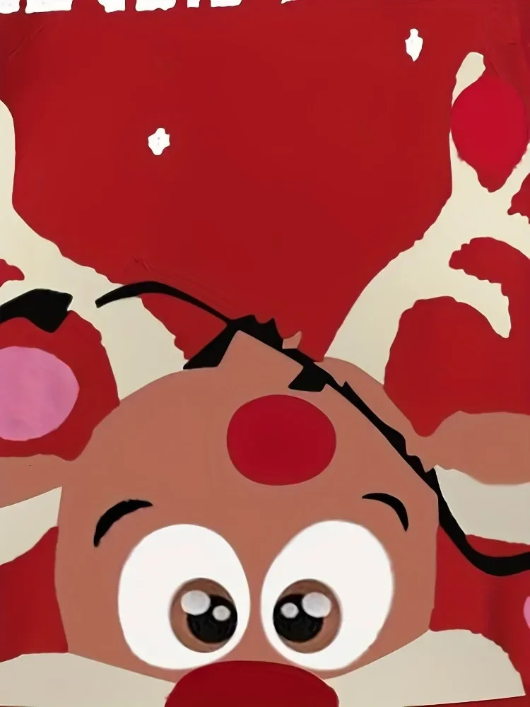 Plus Size 1XL-5XL Womens Fashion Christmas Print Off Shoulder Long Sleeved Sweatshirt Ladies Casual Print Pullover Top 241011