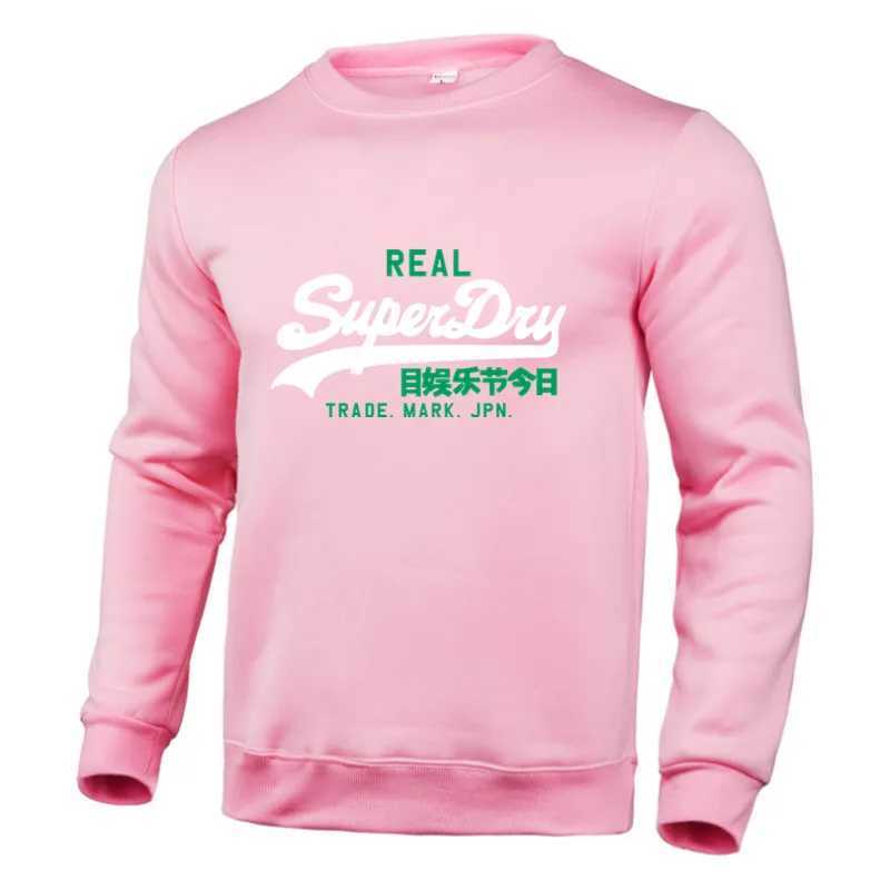 2024 New Men StreetwearTrend Womens Pullovers Letter Printing Hoodies Warm Fleece Sweatshirt Crewneck Soft Female Clothes LX241011