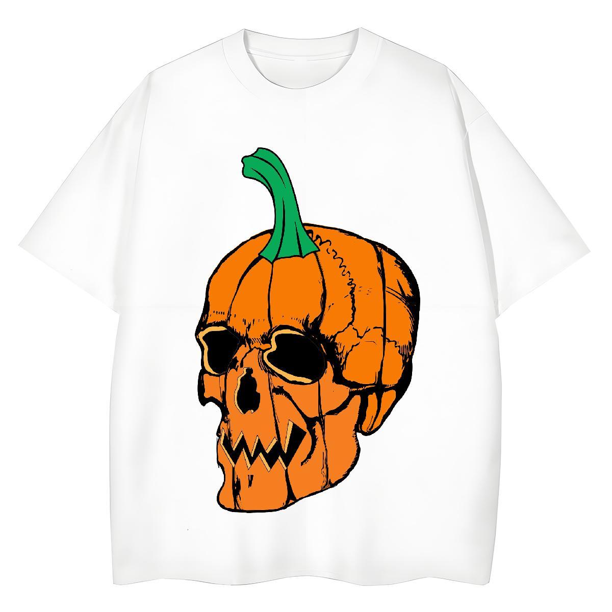 2024 Designer T-Shirts for Women 230g Pure Cotton O Neck Short Sleeves Spring Summer skull Lady T shirt Comfortable DIY Anime Printed Clothes Shirt