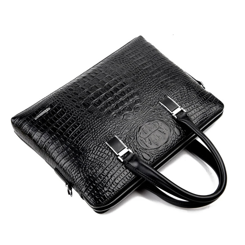Briefcase men PU leather handbag laptop 14 computer men messenger bag husband 241008