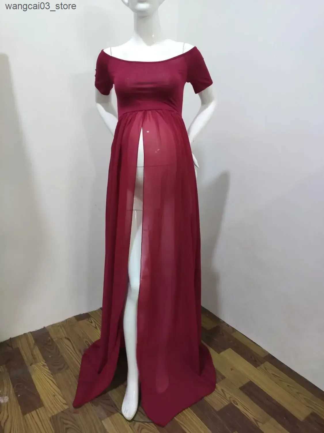 Maternity Dresses Photo Session Props Women Clothes Photography Pregnancy Dress Maternity Photography Props Clothes For Pregnant Women Shoulderles L24