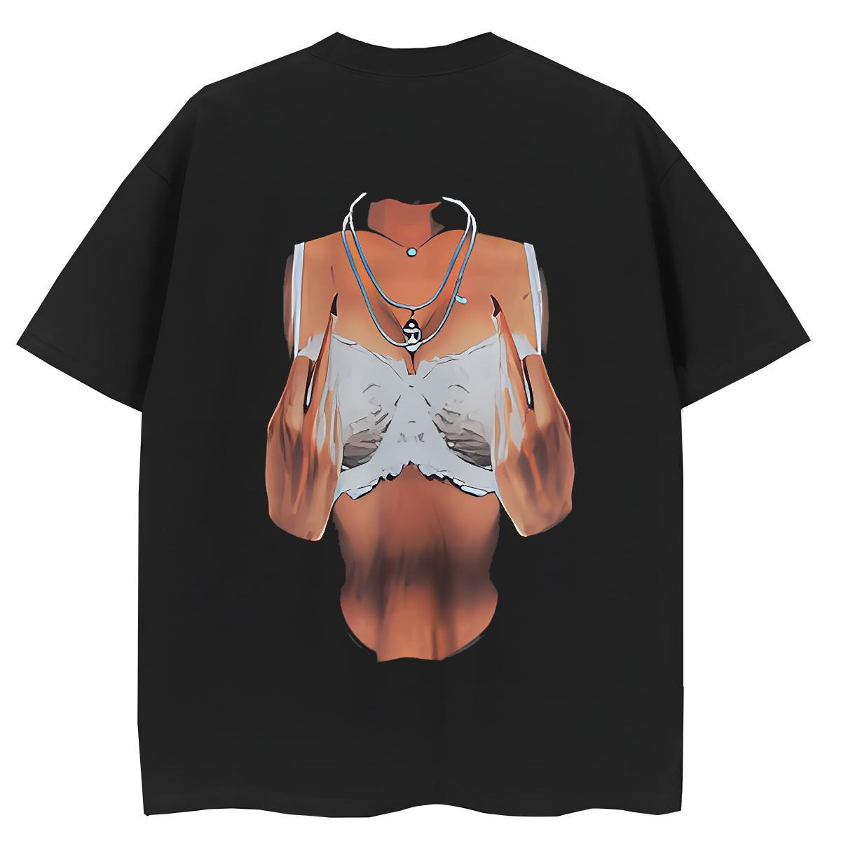 DIY T Shirts Women 100% Cotton 230g Short Sleeve O-Neck Daily Wear chest Unisex Tshirts Loose Custom Printing Tops Shirt