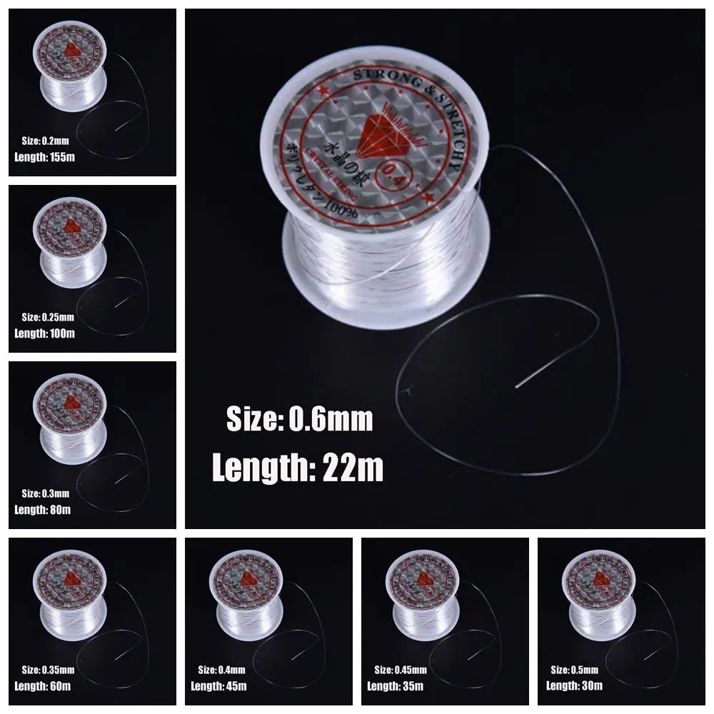 Strong Crystal Fishing Lines 02mm 025mm 0m 035mm 04mm 045mm 05mm 06mm Nylon Thread Monofilament Wire 241007