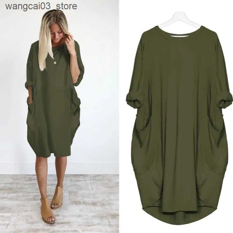 Maternity Dresses Spring Autumn Long Sleeve Casual Loose Dress Maternity Clothes for Pregnant Women Vestidos Gravidas Lady Dress Pregnancy Dresses L24