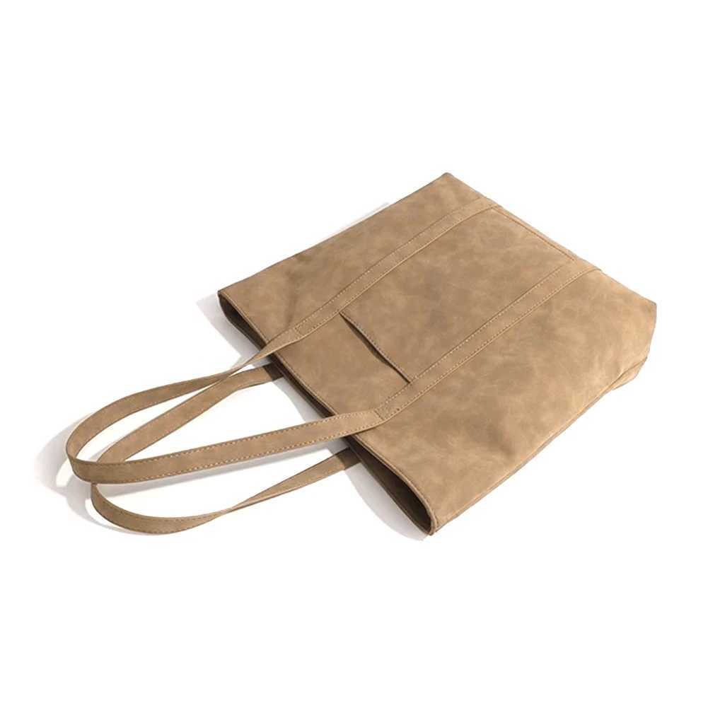 Shoulder Bag for Ladies Large Capacity Handbag Suede Satchel Hobo Travel Work 241011