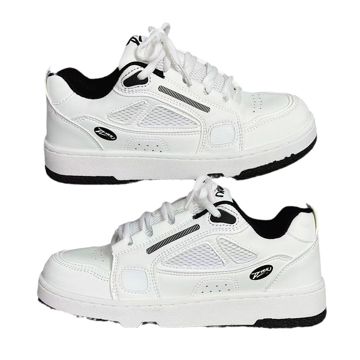 Niche Design Ins Student Versatile Thick Bottom Casual Bread Shoes Men's Summer Breathable Couple Skateboarding Shoes Women