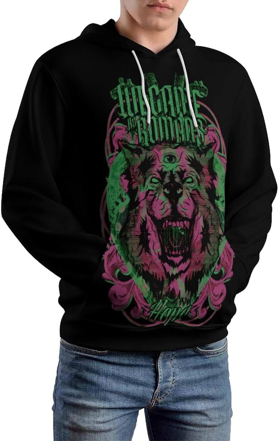 Hoodie for Mens Womens Hoodie Mens Womens Drawstring Hooded Pullover Adult 3D Graphic Long Sleeve Sweatshirt Graphic keep warm