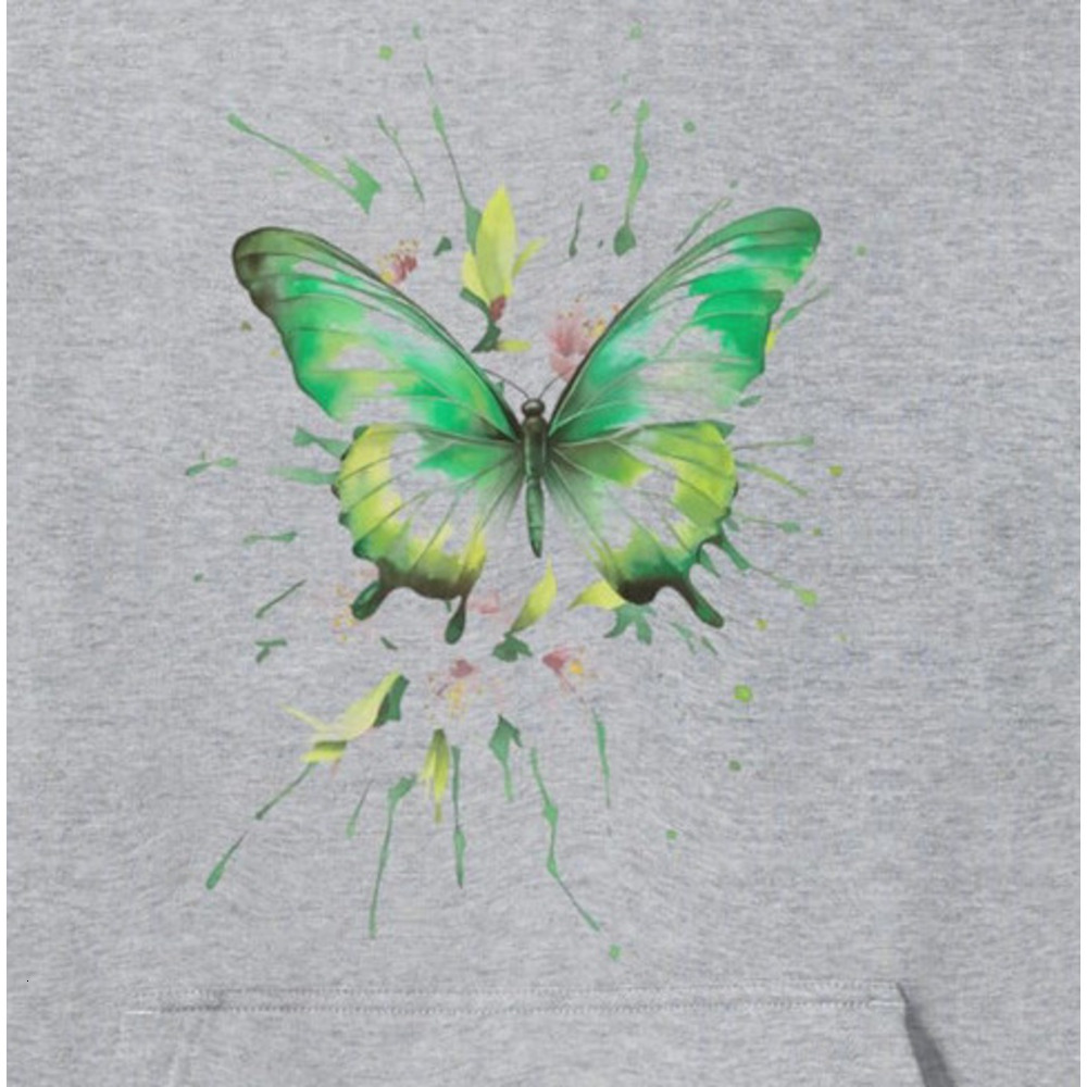 Hoodie for Mens Womens Butterfly Entomology Insect Biology Teacher Student Green Pullover Hoodie Graphic Hoodies sweatshirt Pullover Long Sleeve