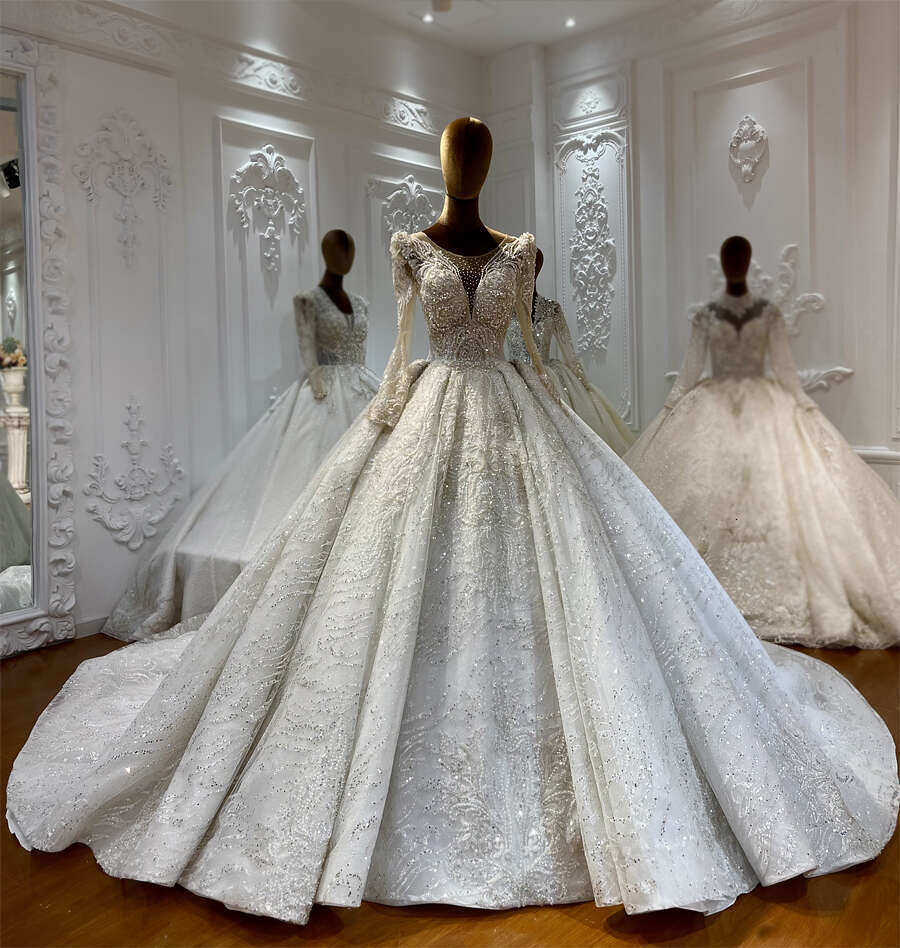Sparkg Beading Wedding Gowns Amanda Novias 2024
