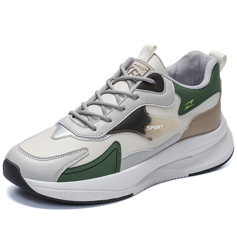 Autumn New Fashionable Thin Breathable Korean Edition Versatile Men's Low cut Sports and Leisure Dad Trendy Shoes