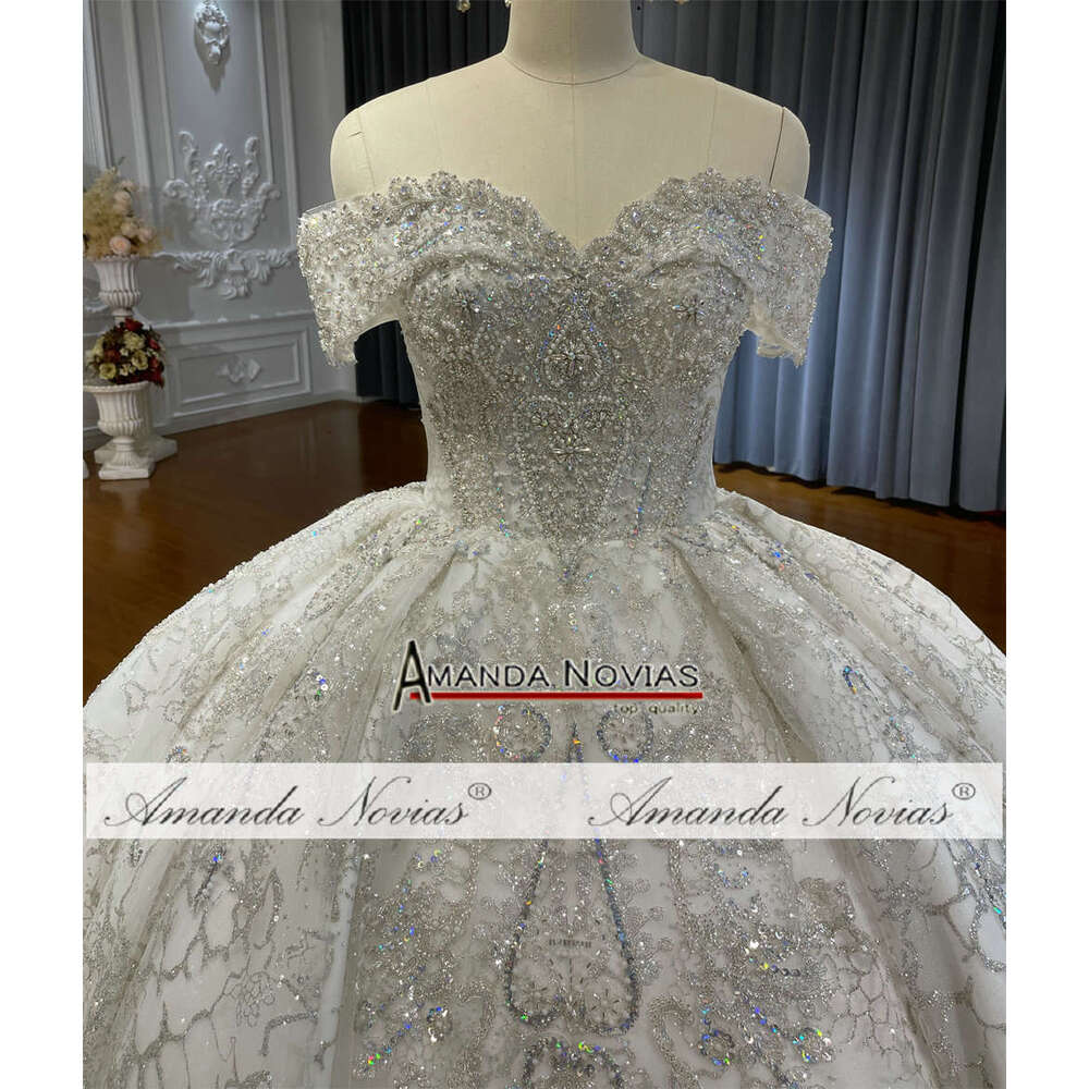 Off The Shoulder Straps Ball Gown Colorful Wedding Dress With Petticoat or-Length Princess Bride Vestido De Noiva Custom Made