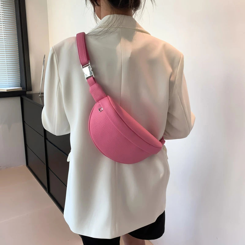 Womens Waist Bag High Quality Leather Fanny Bag Wallet Fashion Womens Belt Bag Shoulder Cross Body Chest Bag 241008