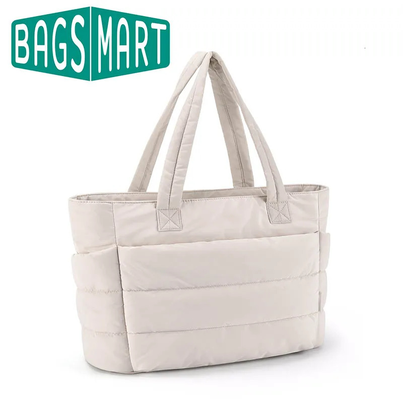BAGSMART Womens Large Capacity Solid Color Handbag Commuting Work Student Classroom Shopping Bag 241008