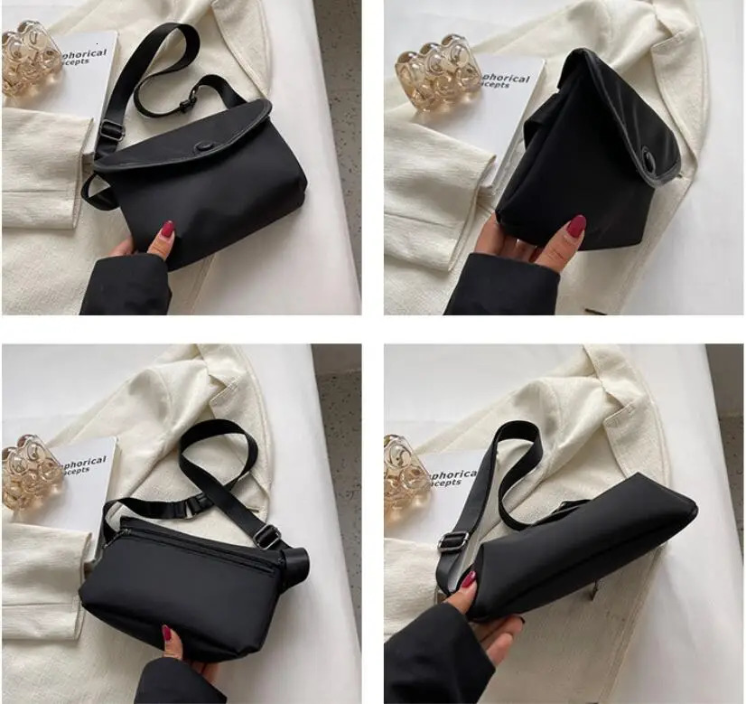 Womens waist bag zipper bag outdoor sports cross body shoulder bag casual travel womens waist belt bag 241008