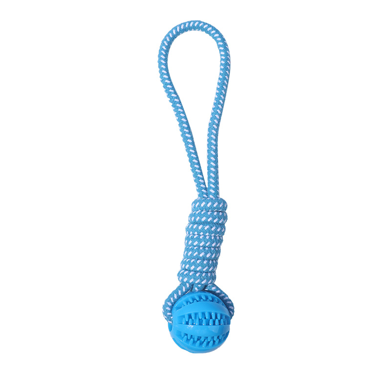 Non-Toxic Rope Attached Dog Ball Toy - Perfect for Pet Playtime