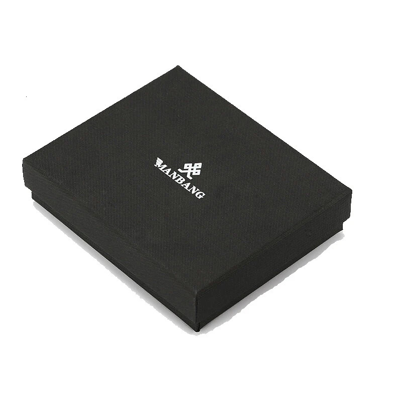 ManBang selling mens wallet y original short three fold one layer denim business 241008