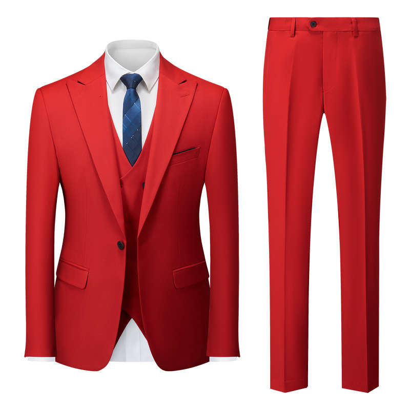 New men's business casual suit, foreign trade cross- wedding groom's formal