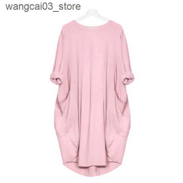 Maternity Dresses Spring Autumn Long Sleeve Casual Loose Dress Maternity Clothes for Pregnant Women Vestidos Gravidas Lady Dress Pregnancy Dresses L24