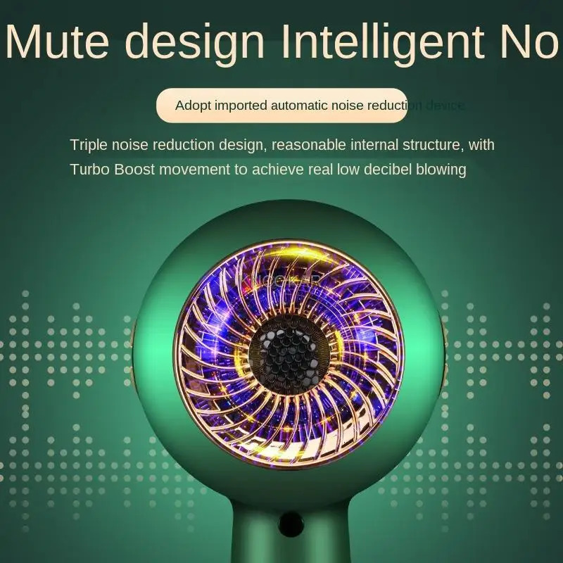 Hair Salon Hair Dryer Household High Power Light Negative Ion Hair Care Does Not Hurt Hair Silent Cold And Air 241009
