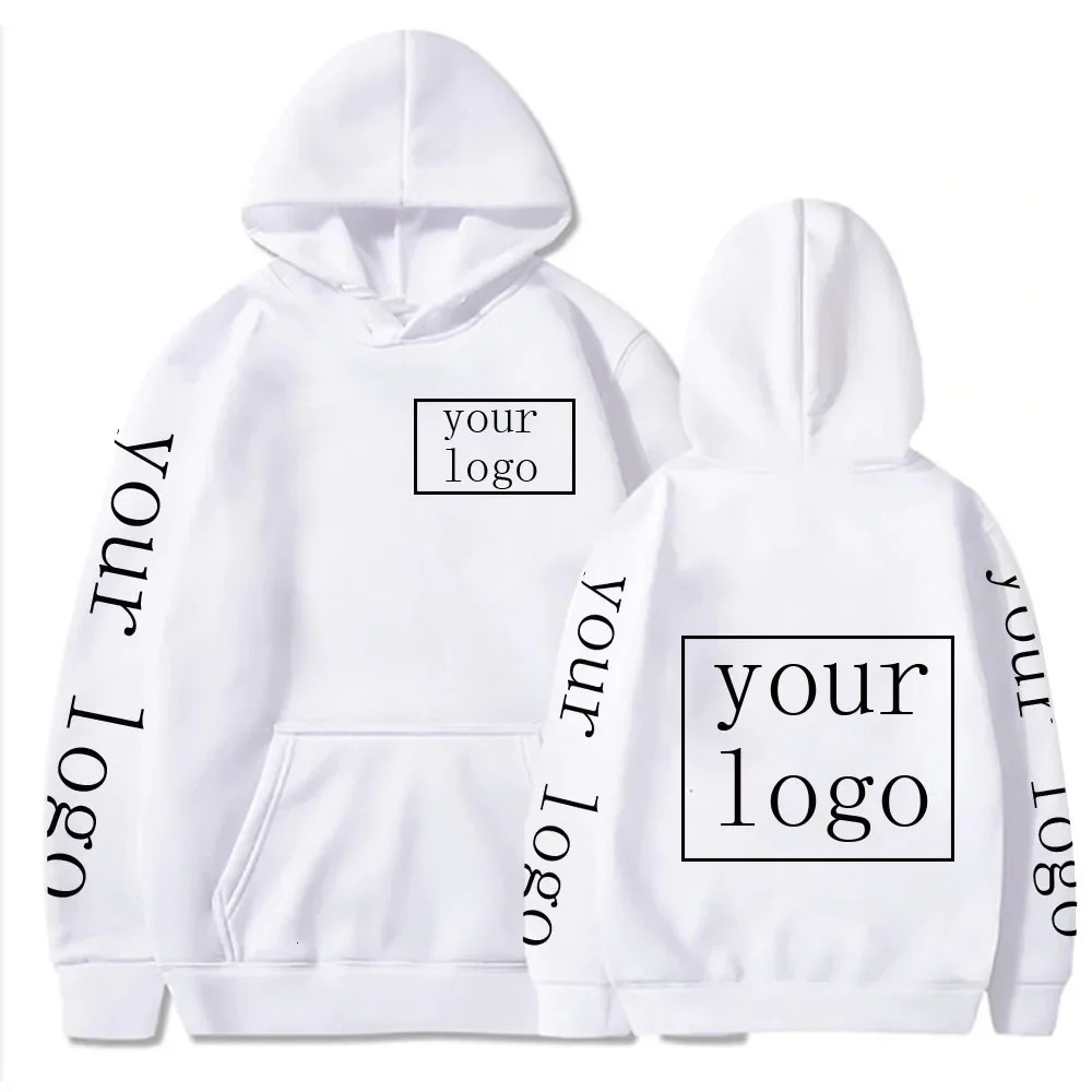 Your Own n Picture Personalized Custom Men Women Text DIY Hoodies Sweatshirt Casual Hoody Clothing Fashion 241011
