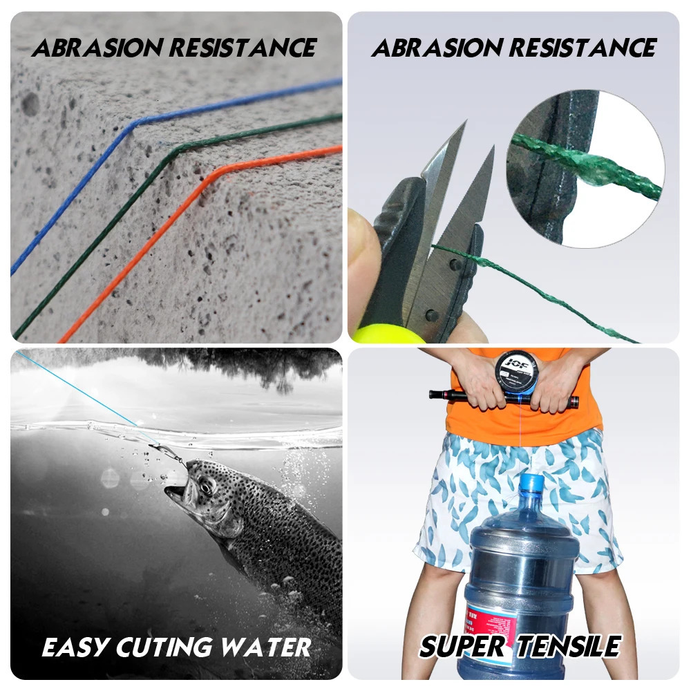 JOF 4 Strands Braided Fishing Line 300M Multifilament Carp Multifunction PE for 1082LB Pesca 241007
