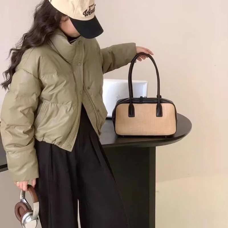 Winter Womens Clothing Parkas Puffer Jacket Warm Thick Short Cottonpadded Long Sleeve Zipper Chic n Vintage 240930