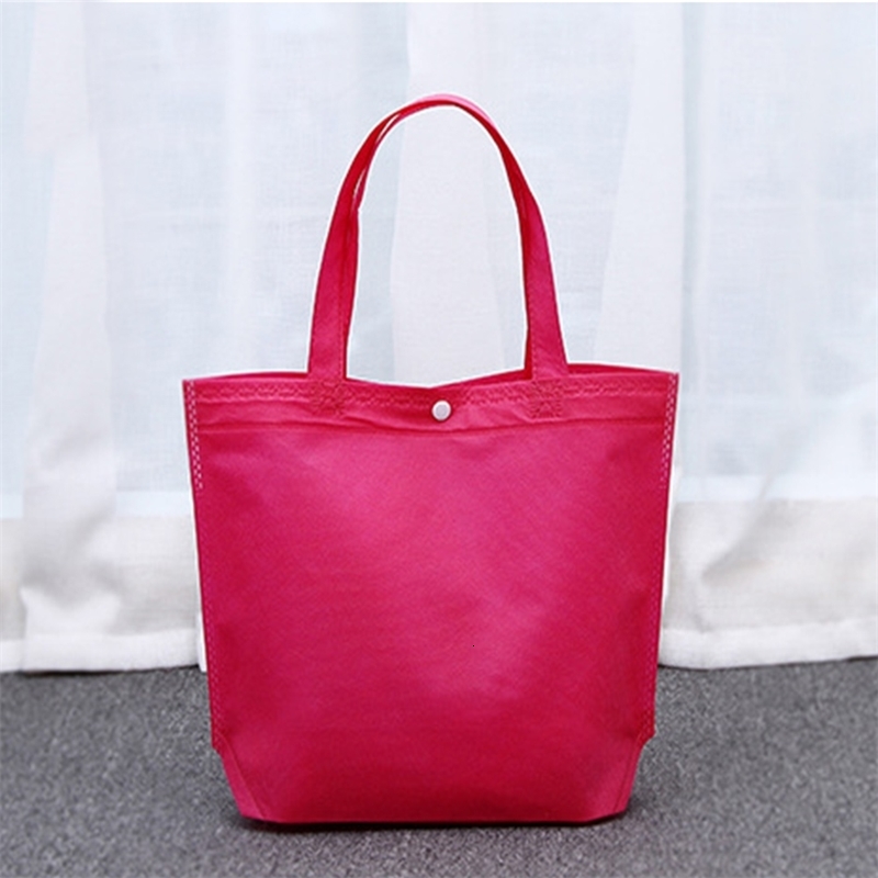 Women Foldable Shopping Bag Reusable Eco Large Unisex Fabric Nonwoven Shoulder Bags Tote grocery cloth Pouch y240925