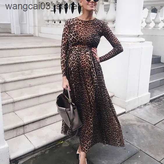 Maternity Dresses Sexy Maternity Dresses for Photo Shoot Pregnant Women Summer Pregnancy Clothes Long Sleeve L240910