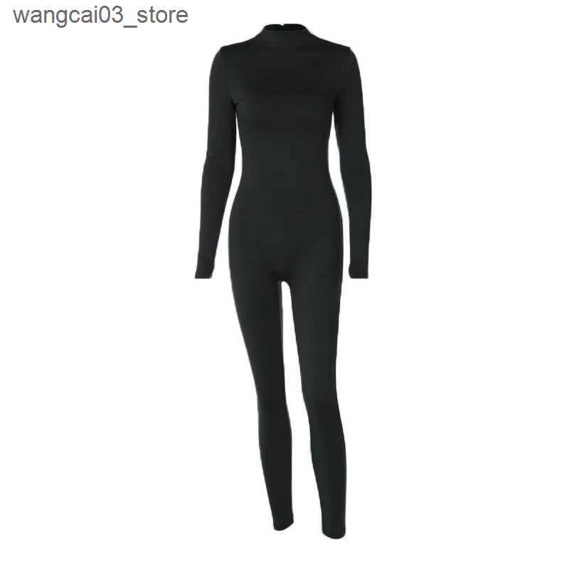 Maternity Dresses Maternity Dresses Petite Milk Silk Jumpsuit with Zipper SleevesStreet Style Pants Turtleneck for Pregnant Women Photography L240910
