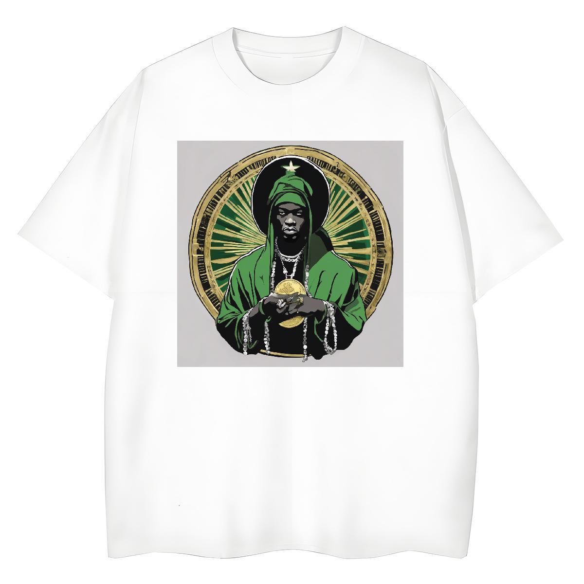 2024 Designer T shirt 230g 100% Cotton Breathable Crew Neck Daily Outfit cash Women Tshirts Loose fit Anime Wear