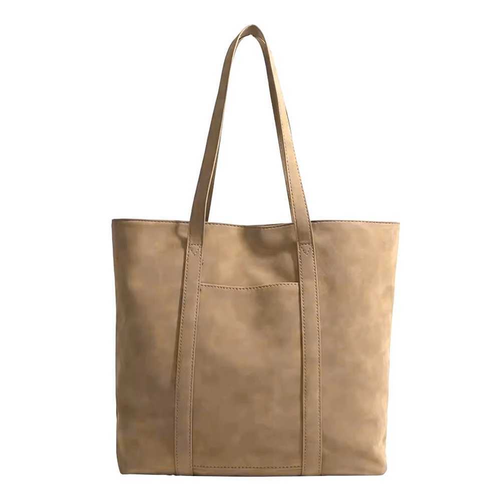 Shoulder Bag for Ladies Large Capacity Handbag Suede Satchel Hobo Travel Work 241011