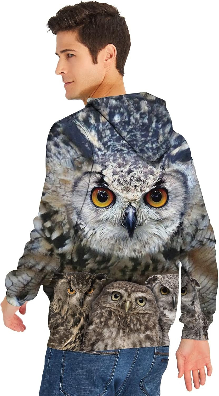 Hoodie for Mens Womens Hoodies for Men 3D Graphic Fleece Sweatshirts Pullover Novelty Cool Funny Hoody Hooded With Pockets Graphic Trendy Fashion