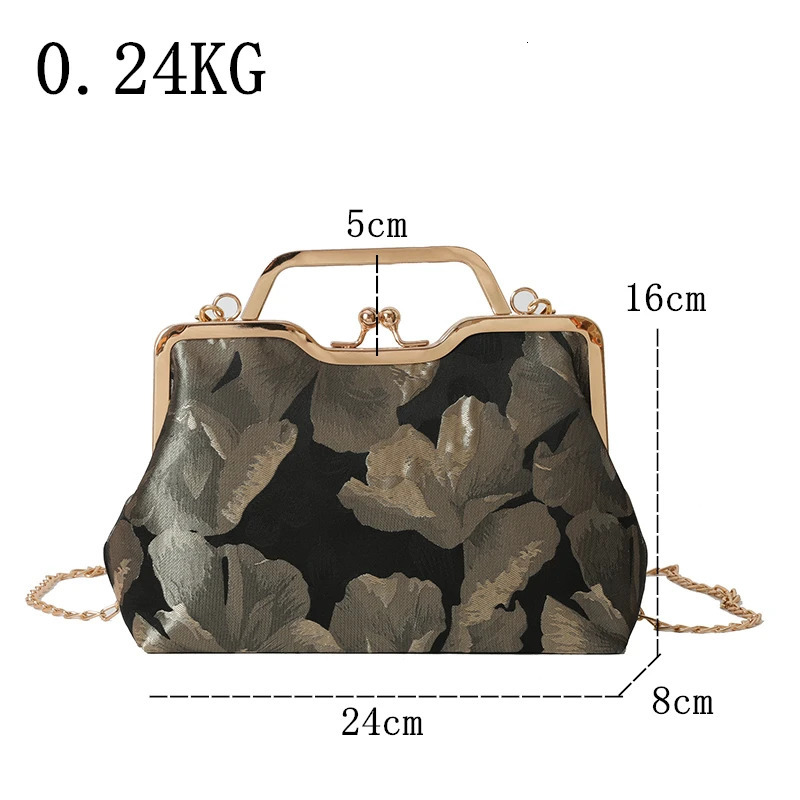 Satin Evening Clutch Bag For Women Diamond Wedding Handbags 2023 Elegant Layd Shoulder Crossbody Printing Purse 240925