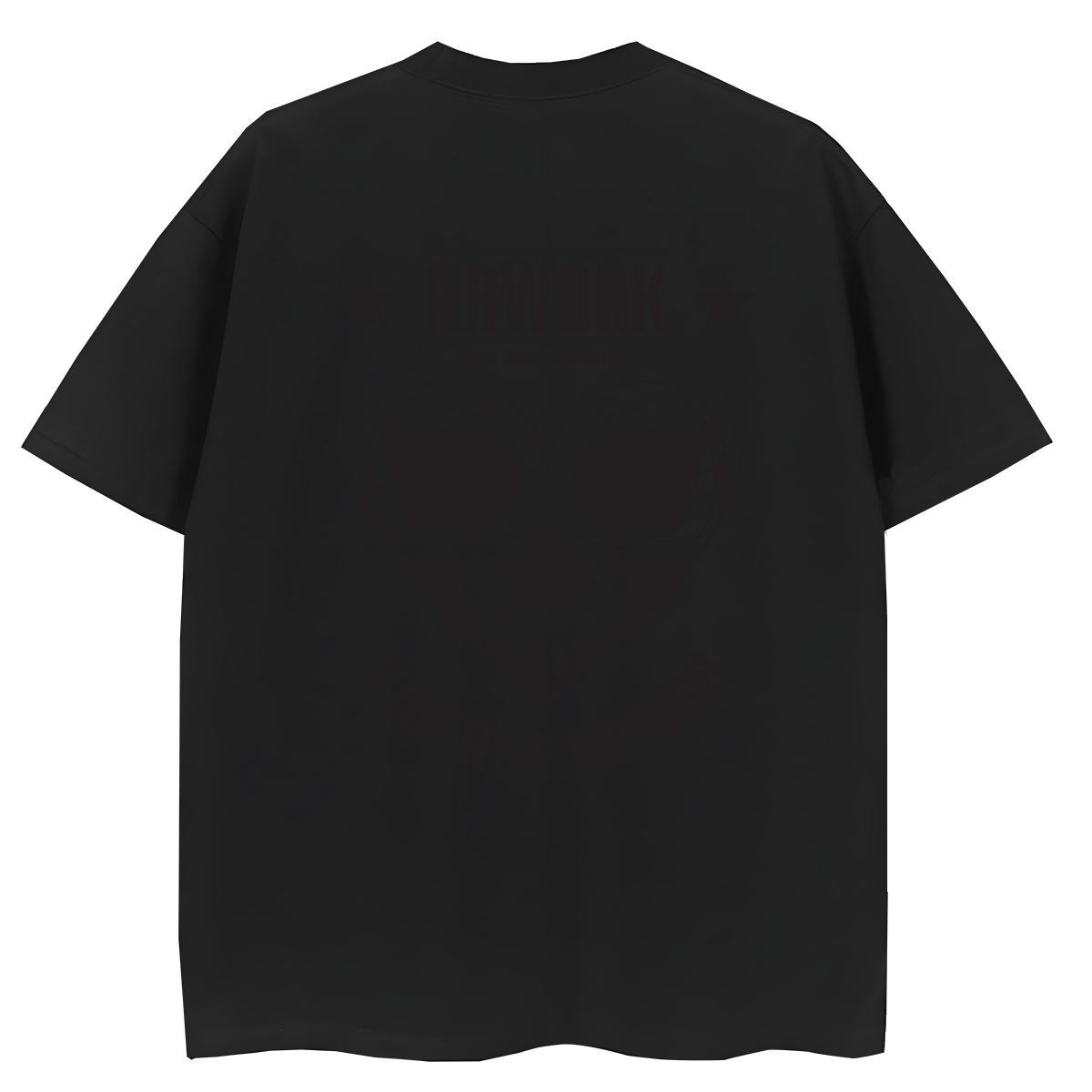 Fashion Casual T-Shirts 230g 100% Cotton Breathable Soft Sports Casual skull Couples T Shirts Wholesale Oversized Wear