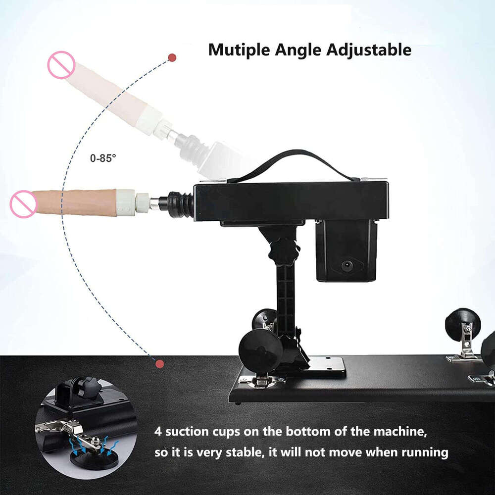Heating Sex Machine Gun Automatic Thrust Love Machine Adjust Masturbation Machine for Women Men Sex Toy with 3XLR Attachments