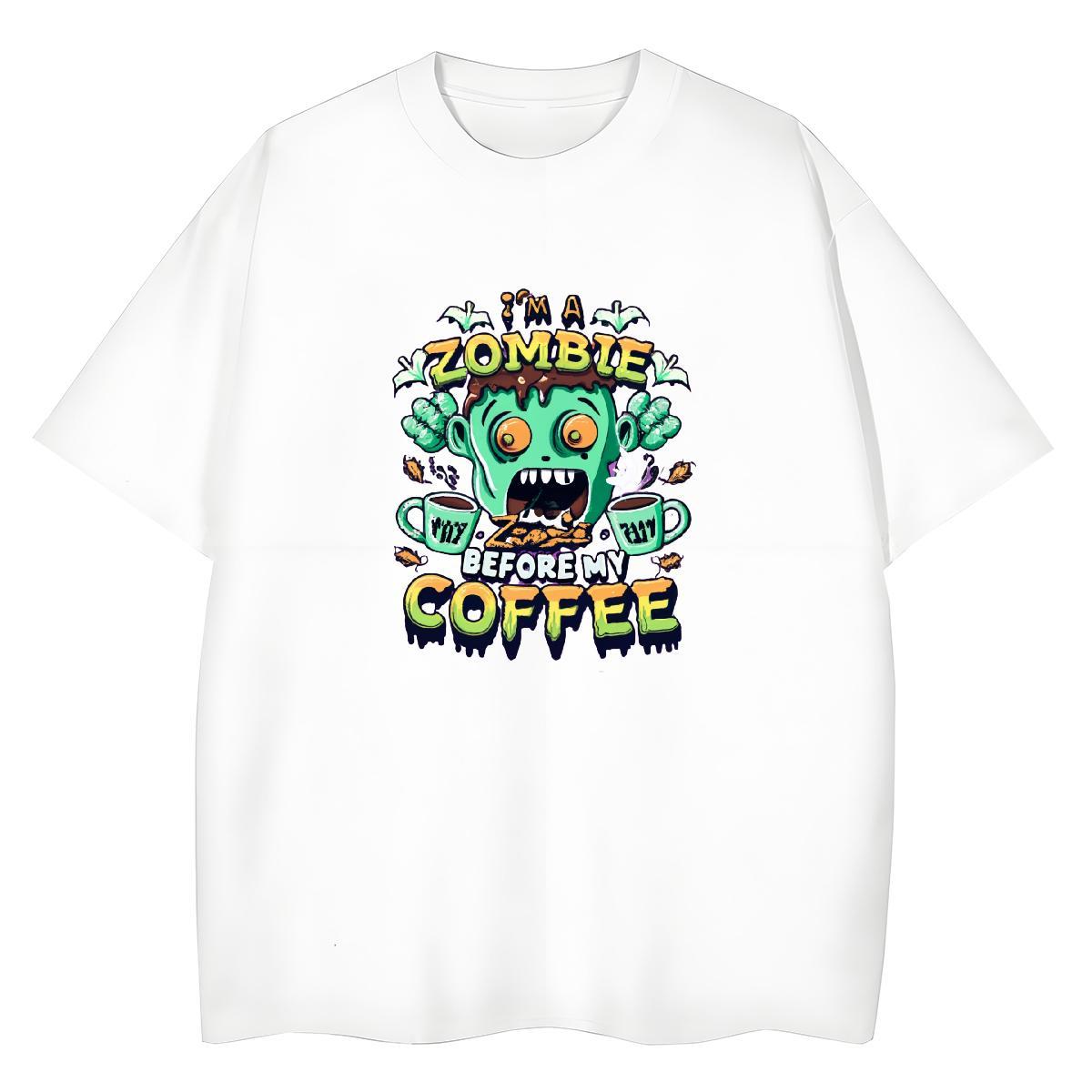 Fashion Casual T Shirt For Woman 100% Cotton 230g Breathable Street skull Woman Tshirt Free Shipping Black White Tee Shirt