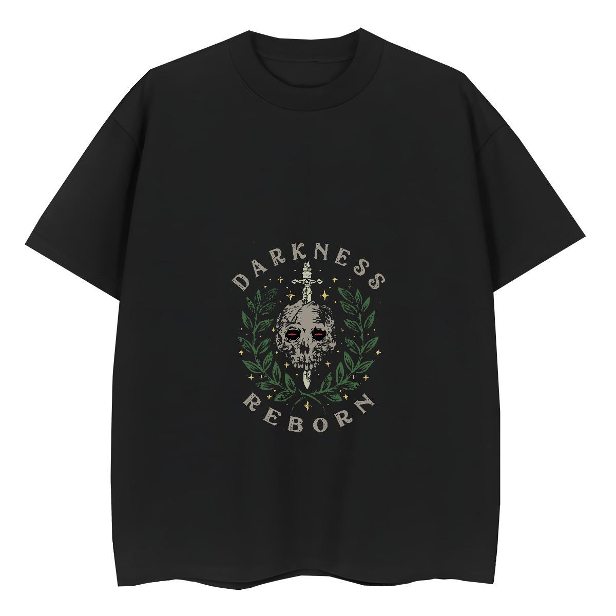 Stylist Womens T Shirts 230g Pure Cotton Short sleeve Soft Daily Wear skull Woman Tshirt Designer Anime Tops Shirt